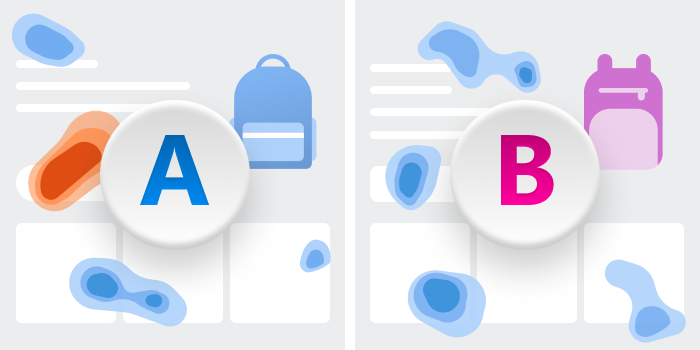 See two heatmaps side-by-side with Compare mode