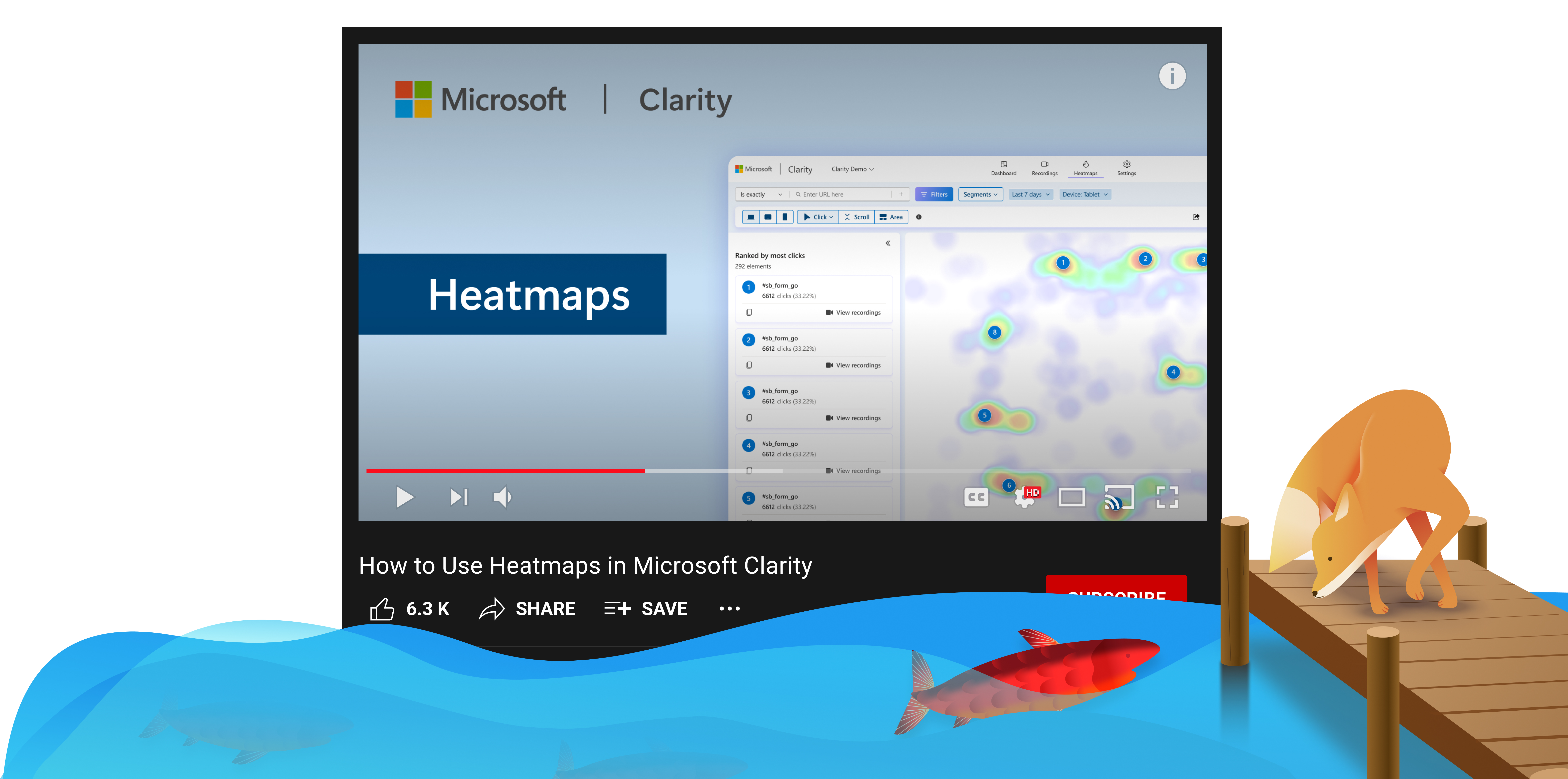 Watch Now: How to Use Heatmaps in Microsoft Clarity